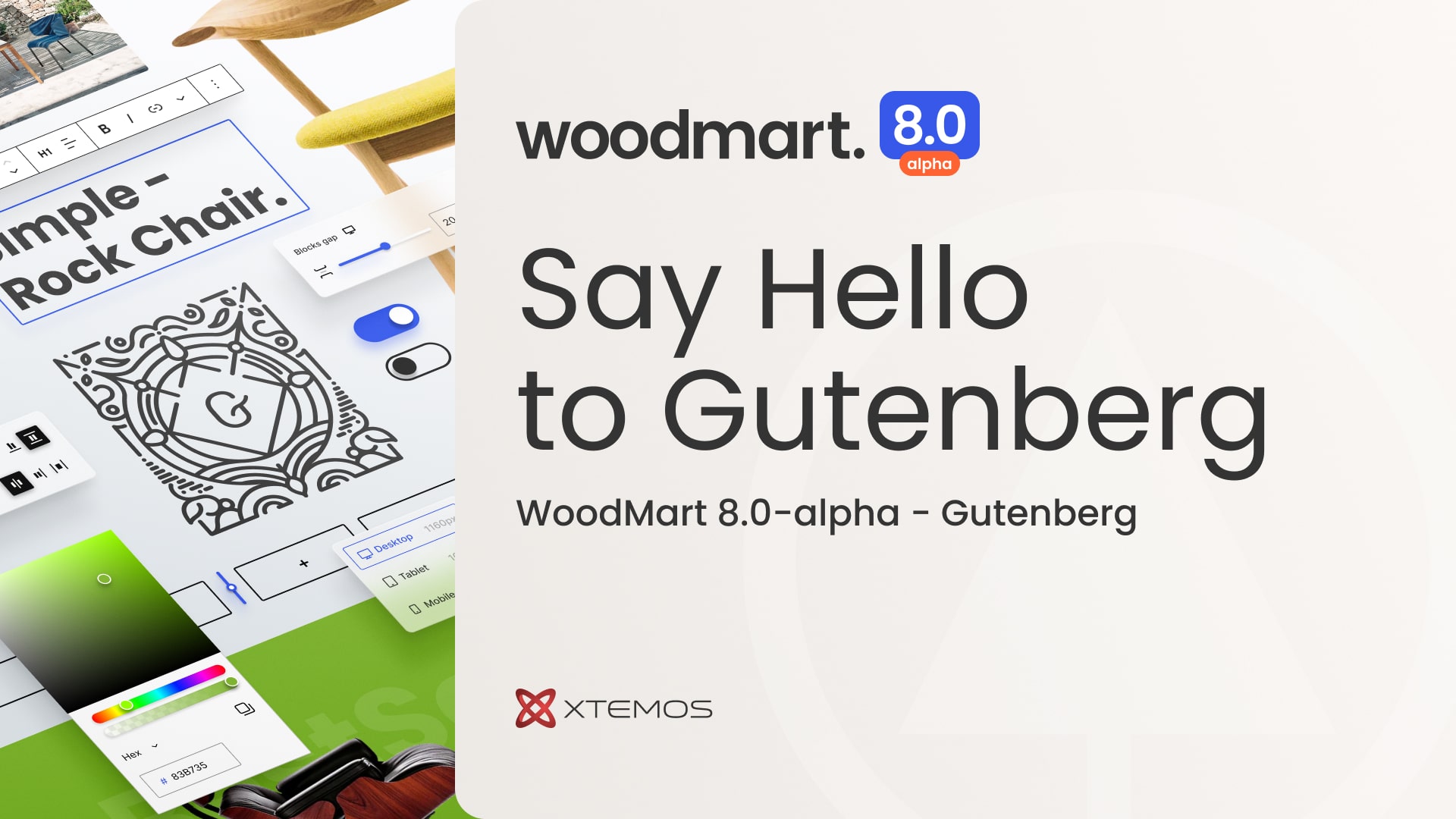 WoodMart 8.0-alfa – Gutenberg Güncellemesi