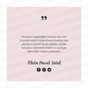 (P40) Pozisyon Veren Boru Tipi Havalı Yatak (35 derece) - Görsel 7
